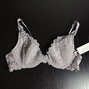 Vintage Victoria's Secret 34B Supermodel Obsessions Bra Push-Up w/o Padding 2008